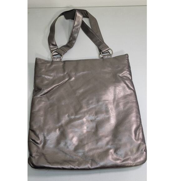 The Wonderful World of Disney Eeyore Shoulder Bag Gray Metallic Large Tote Bag - Picture 3 of 8